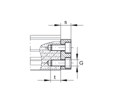 INA 刮屑片 ANS.LFS52, 实心导轨