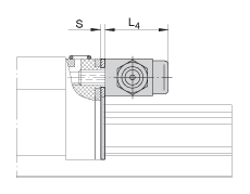 INA 钢刮屑片 APLSE55-OE, 六排直线循环球轴承及导轨组件，油润滑