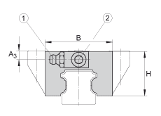 INA 端部密封件 ABE.KWSE30-OE-FPM, 单唇密封，油润滑，密封唇材料 FPM